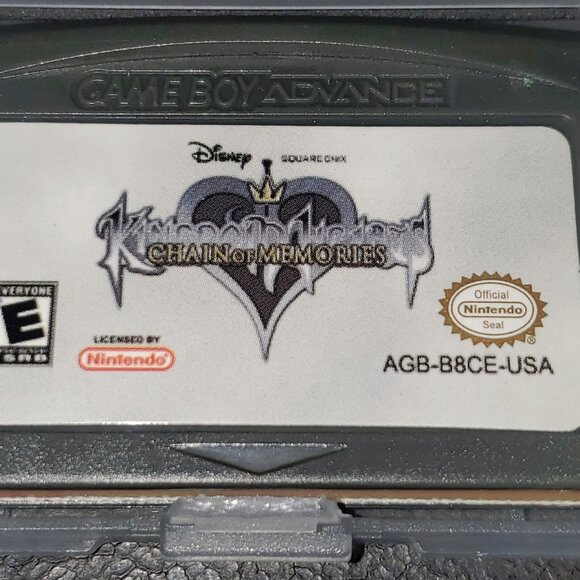 Kingdom Hearts Chain of Memories GBA Video Game Gameboy Advance - Picture 1 of 4